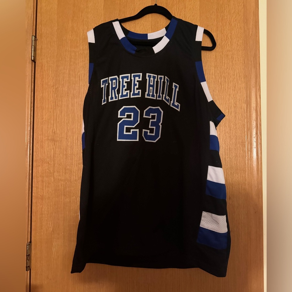 WORN ONCE: Black and Blue One Tree Hill Nathan Scott Jersey